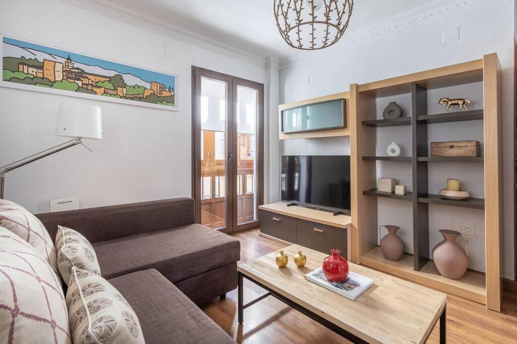 Apartamento Con Terraza A 4 Minutos De La Catedral Granada Eksteriør bilde